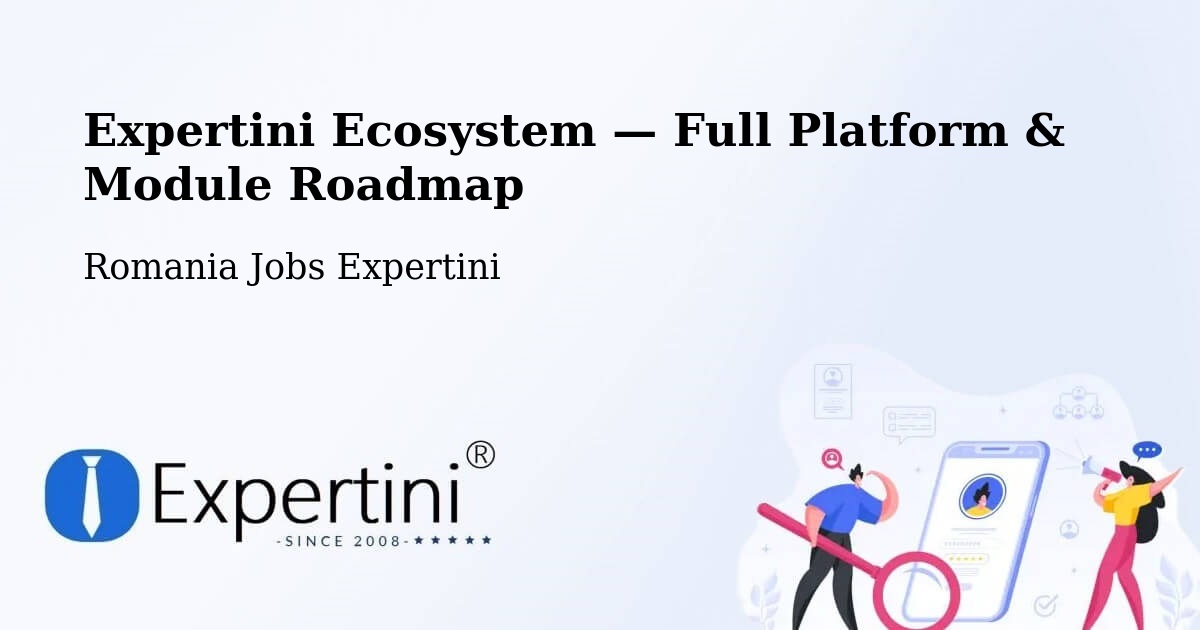 Expertini Ecosystem — Full Platform & Module Roadmap – 23 August